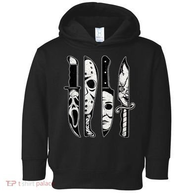 Scary Horror Movies Halloween Costume Gift Toddler Hoodie
