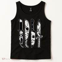Scary Horror Movies Halloween Costume Gift Tank Top thumb 2