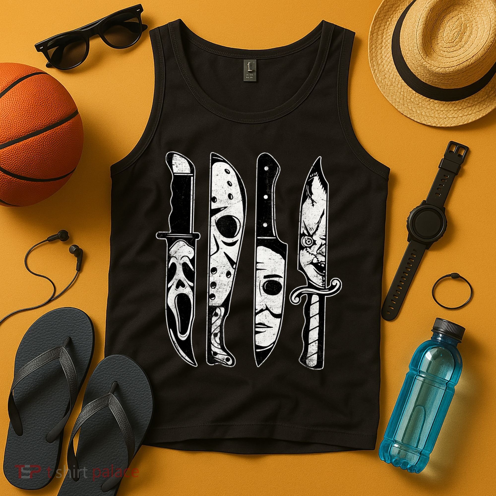 Scary Horror Movies Halloween Costume Gift Tank Top