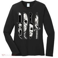 Scary Horror Movies Halloween Costume Gift Women's Long Sleeve Shirt thumb 0