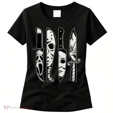 Scary Horror Movies Halloween Costume Gift Women's T-Shirt