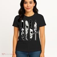 Scary Horror Movies Halloween Costume Gift Women's T-Shirt thumb 4