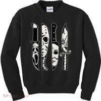 Scary Horror Movies Halloween Costume Gift Kids Sweatshirt thumb 0