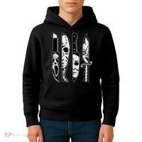 Scary Horror Movies Halloween Costume Gift Kids Hoodie thumb 4