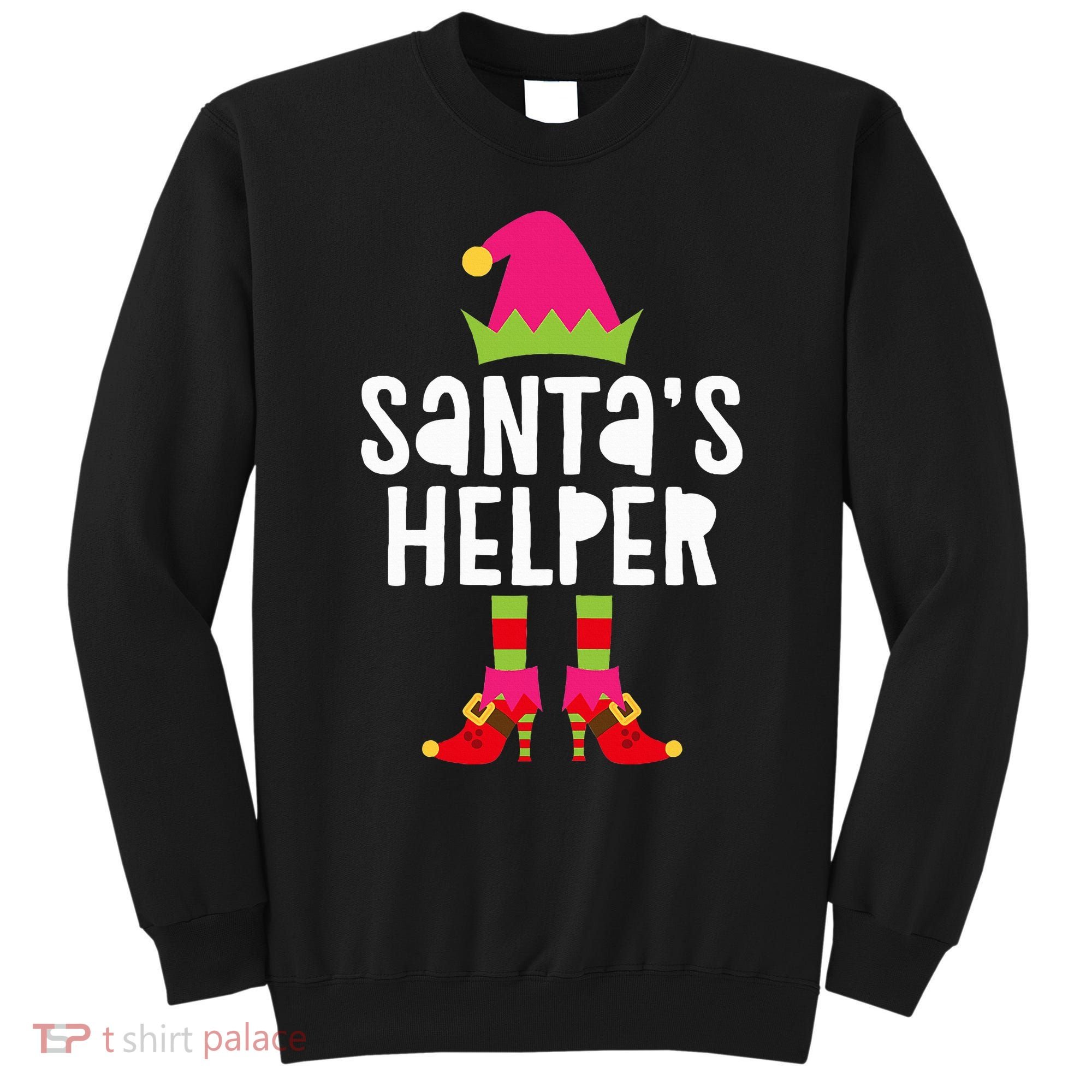 Santa's Helper  Matching Christmas Elves Sweatshirt
