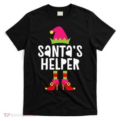 Santa's Helper  Matching Christmas Elves T-Shirt