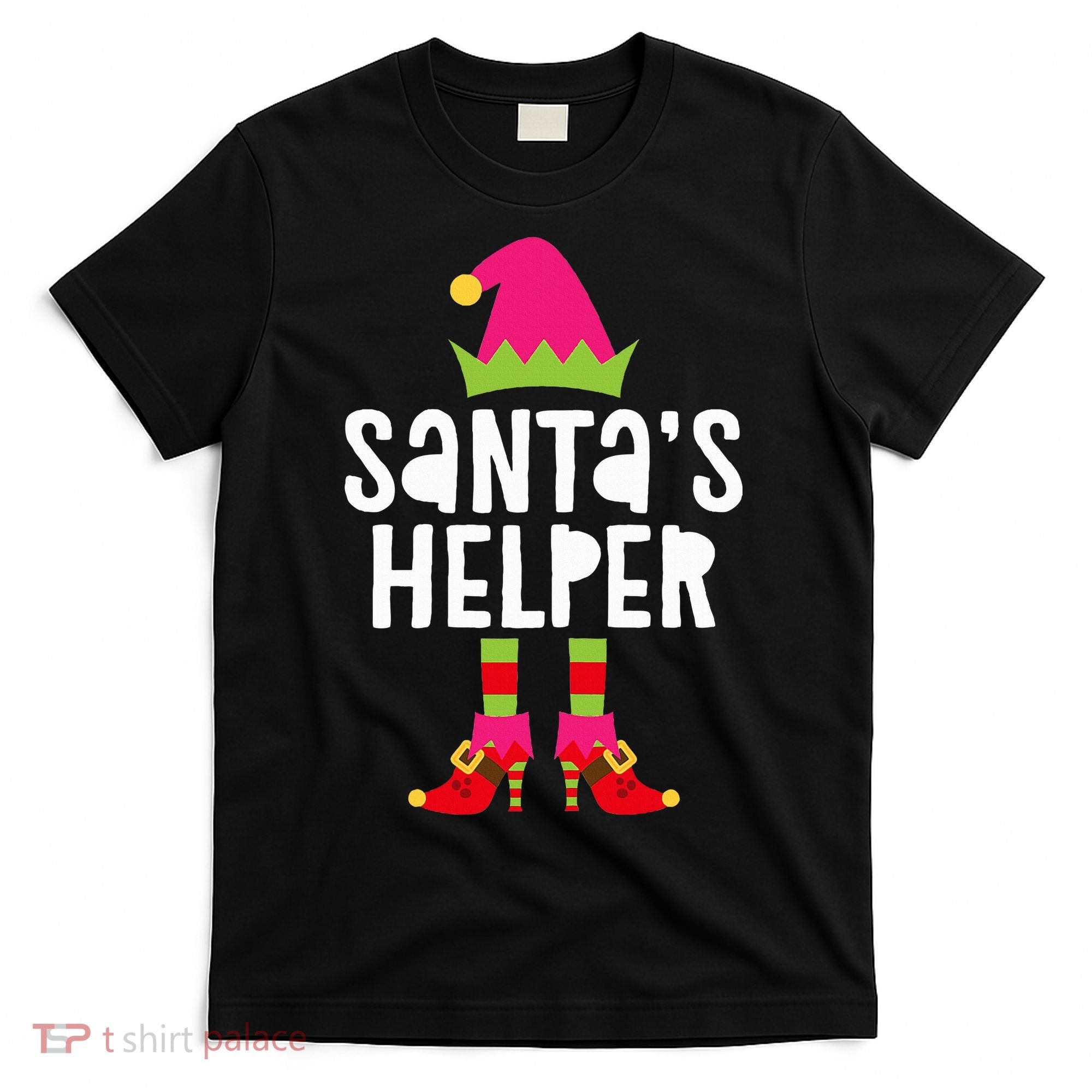 Santa's Helper  Matching Christmas Elves T-Shirt