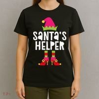Santa's Helper  Matching Christmas Elves T-Shirt thumb 4