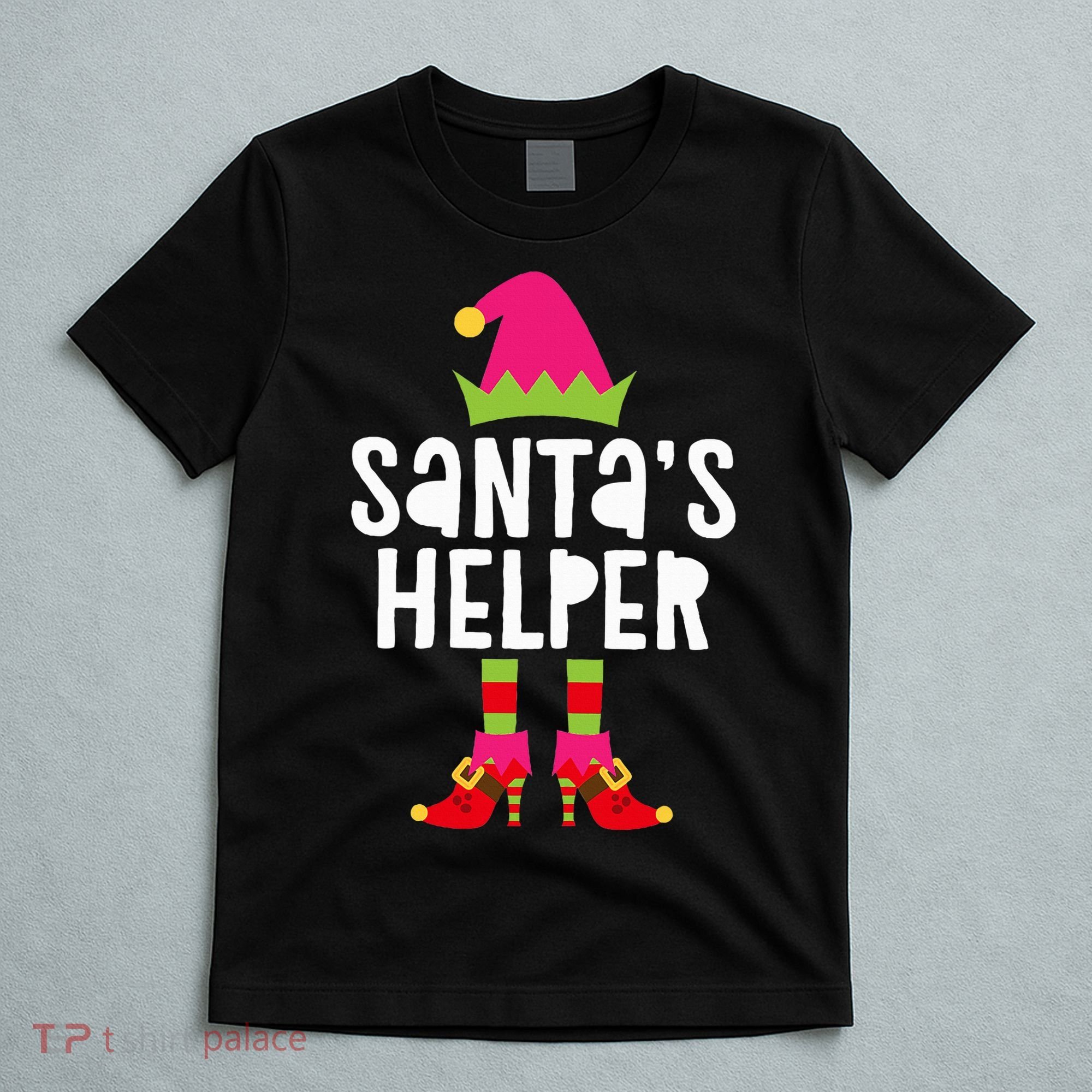 Santa's Helper  Matching Christmas Elves T-Shirt