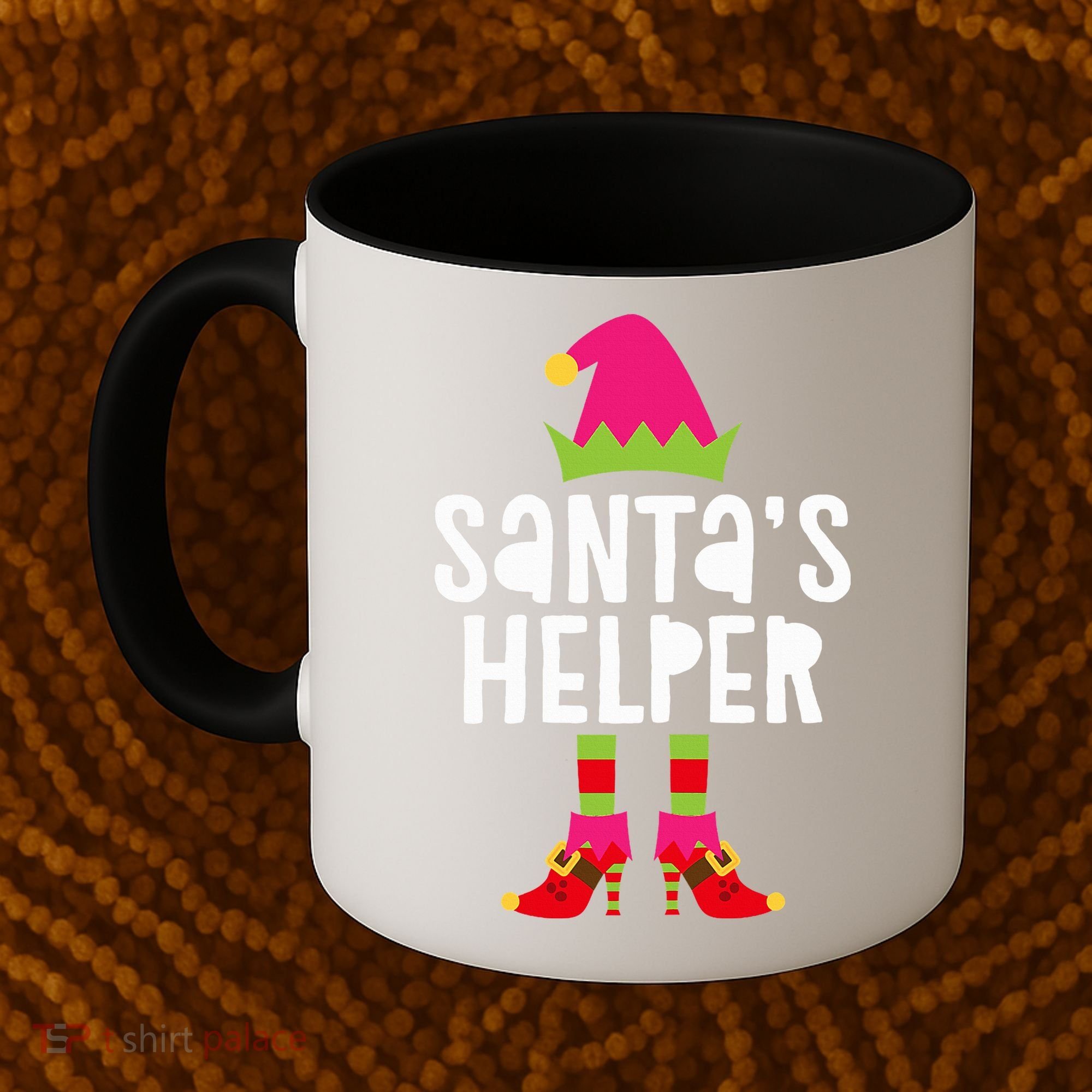 Santa's Helper  Matching Christmas Elves Coffee Mug
