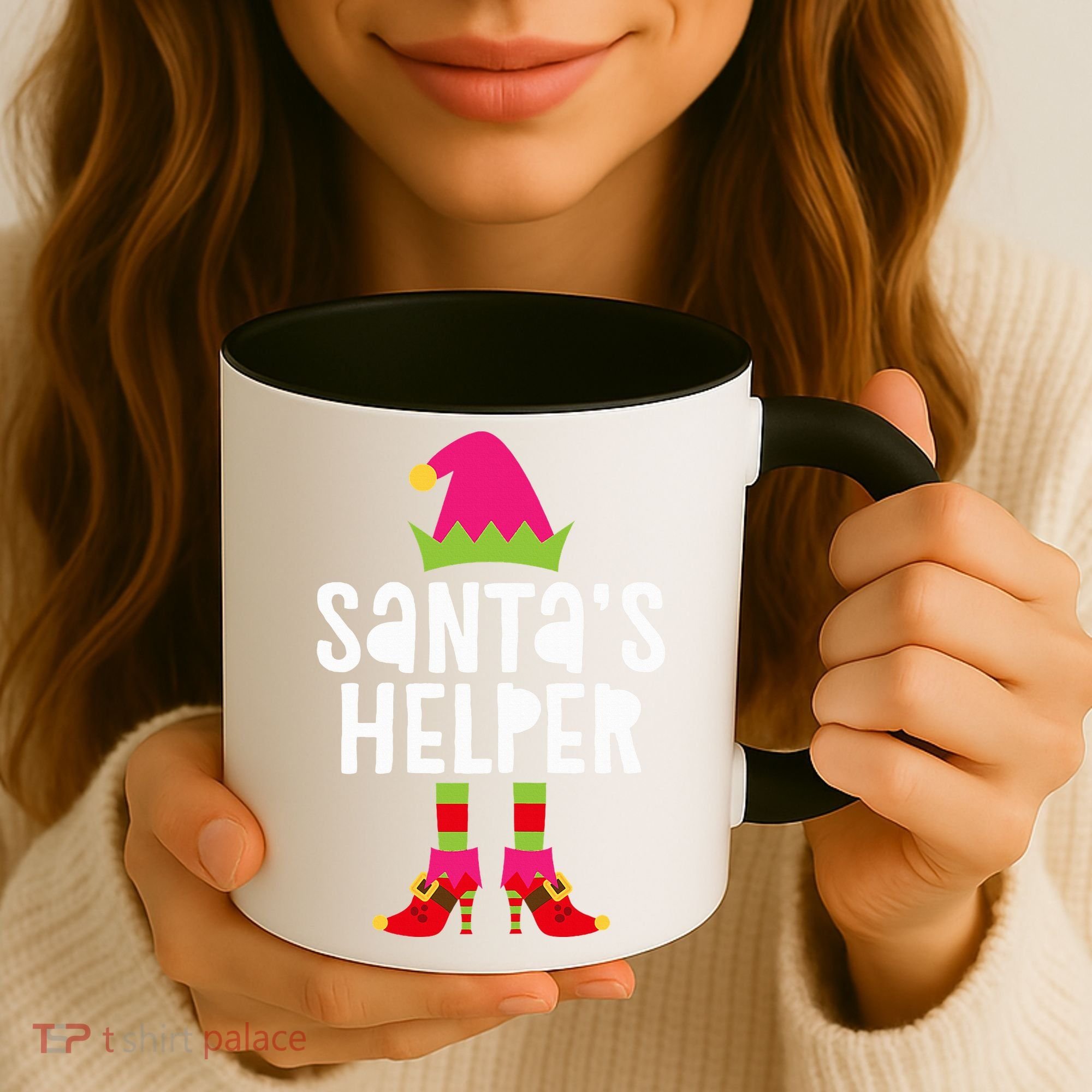 Santa's Helper  Matching Christmas Elves Coffee Mug