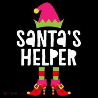 Santa's Helper  Matching Christmas Elves Women's Hoodie thumb 2