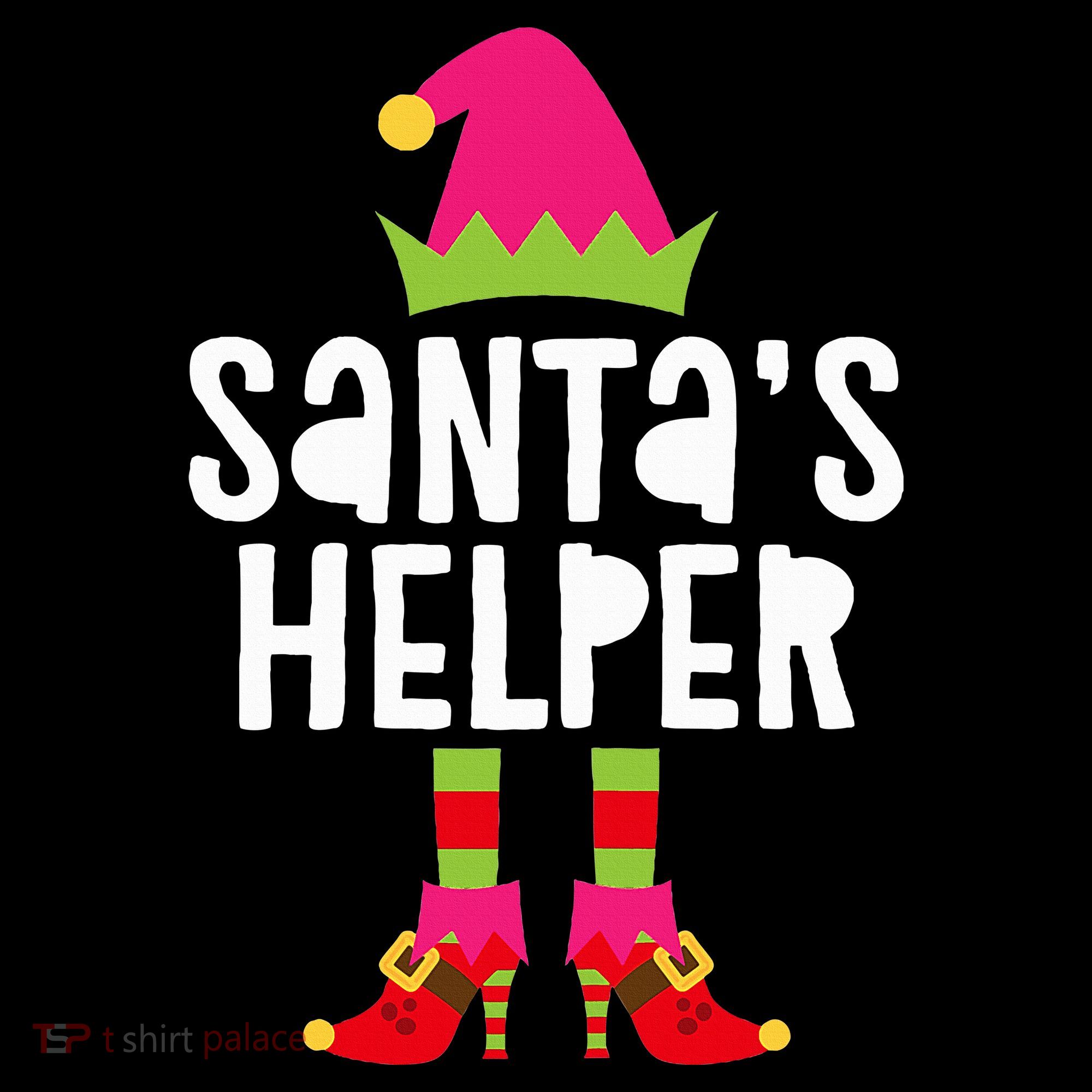 Santa's Helper  Matching Christmas Elves Women's Hoodie