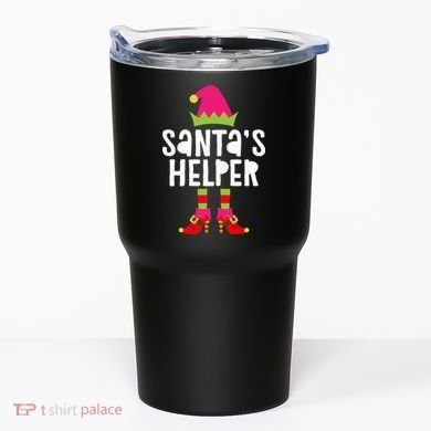 Santa's Helper  Matching Christmas Elves Tumbler