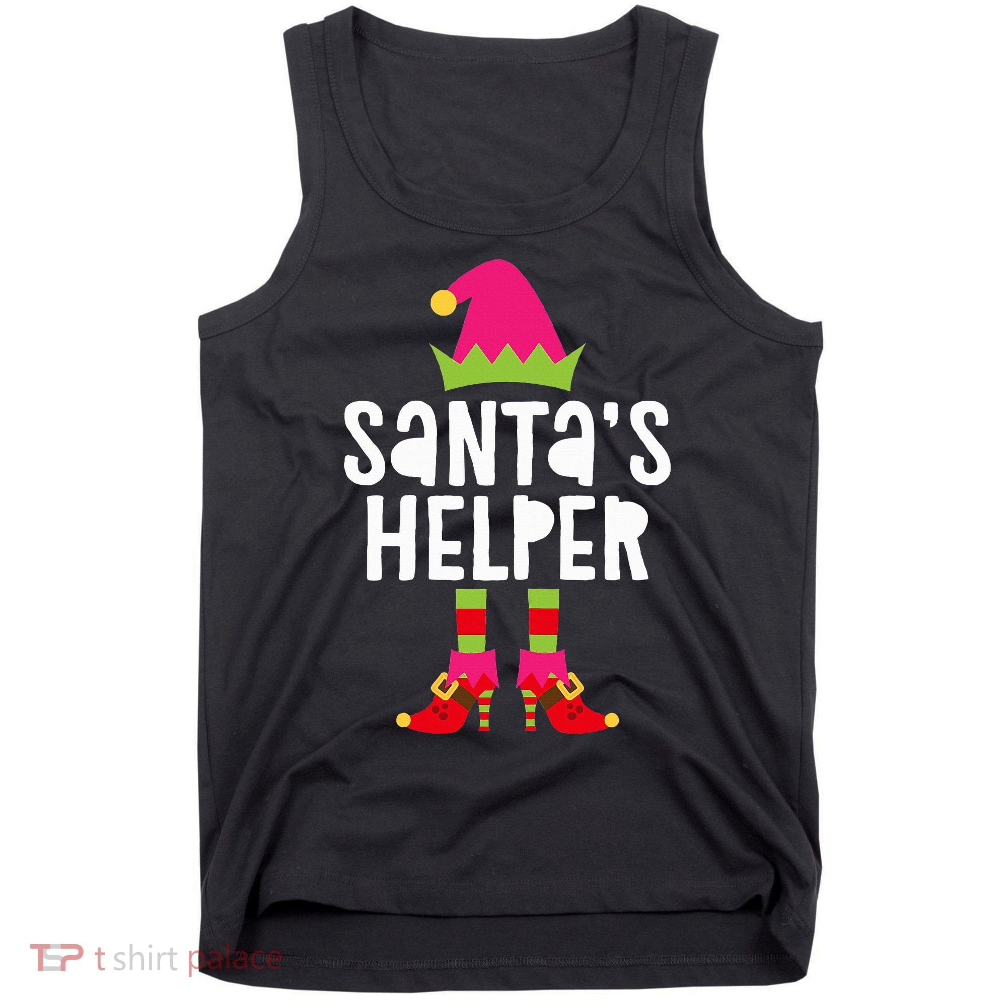 Santa's Helper  Matching Christmas Elves Tank Top