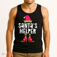Santa's Helper  Matching Christmas Elves Tank Top thumb 3