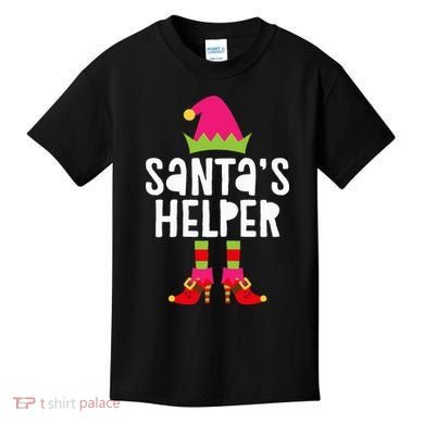Santa's Helper  Matching Christmas Elves Kids T-Shirt