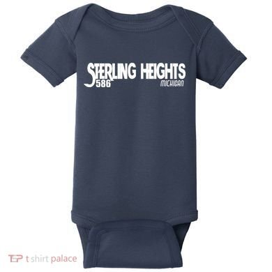 Sterling Heights Michigan 586 Baby Bodysuit