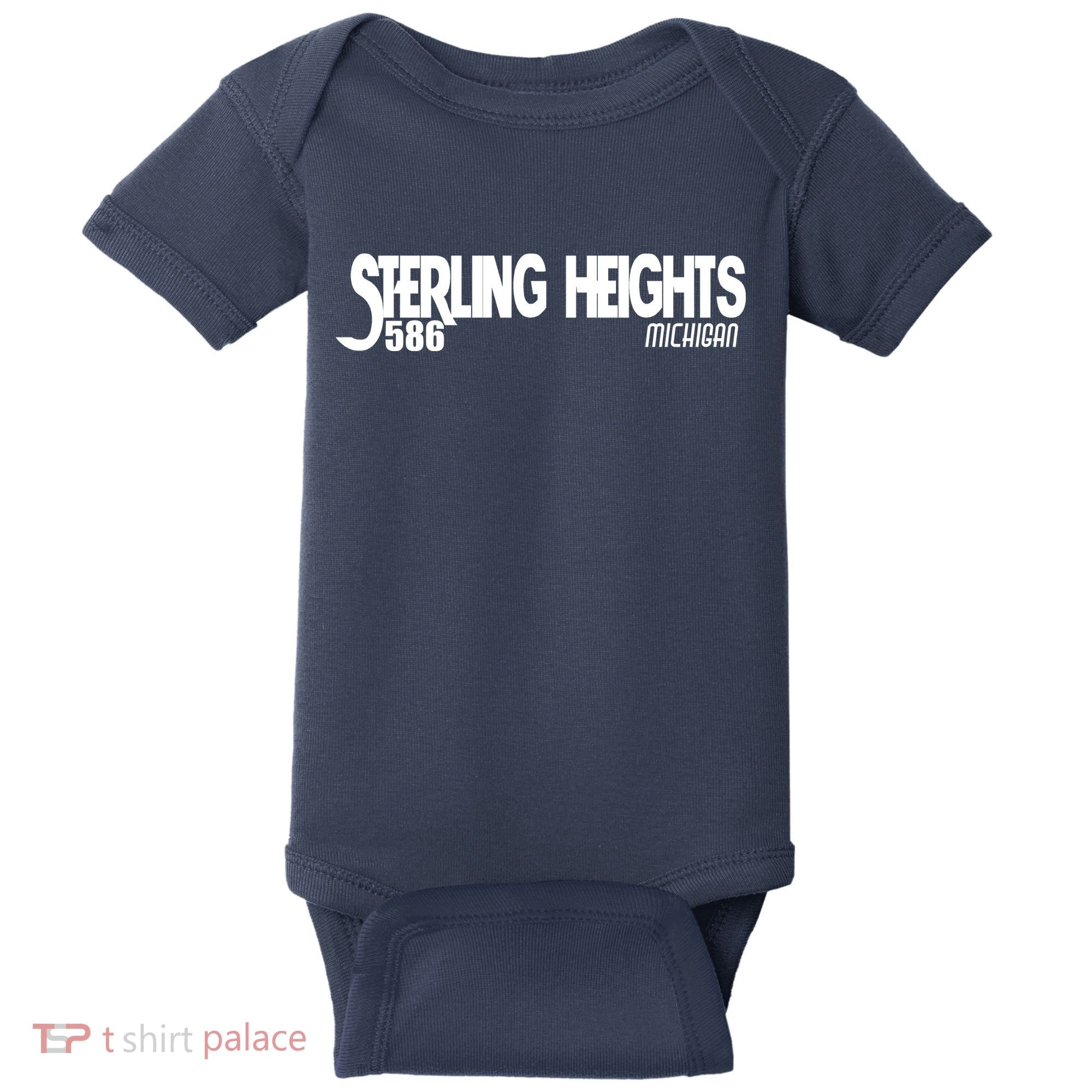 Sterling Heights Michigan 586 Baby Bodysuit