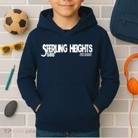 Sterling Heights Michigan 586 Kids Hoodie thumb 2