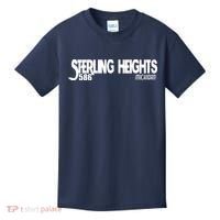 Sterling Heights Michigan 586 Kids T-Shirt thumb 0