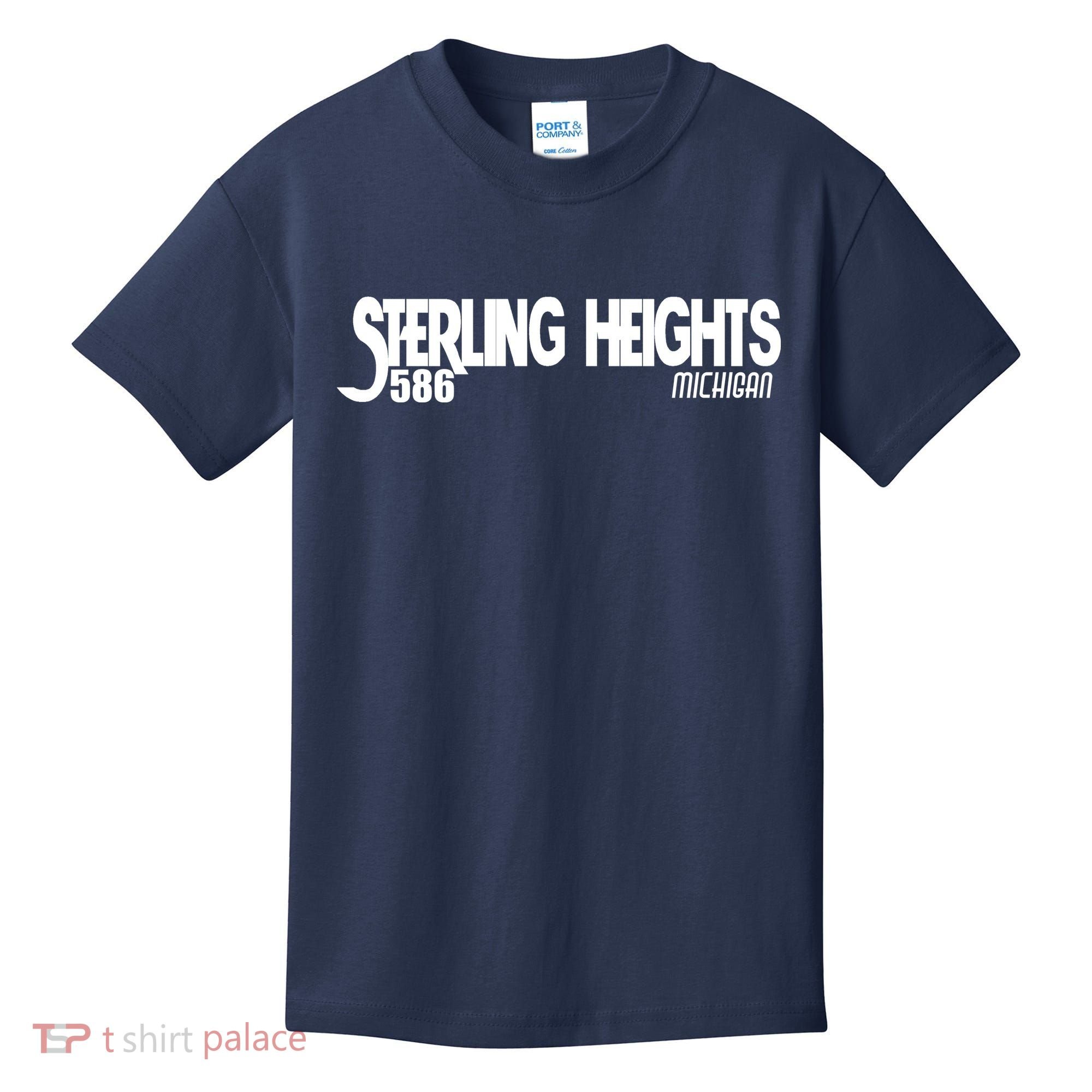 Sterling Heights Michigan 586 Kids T-Shirt