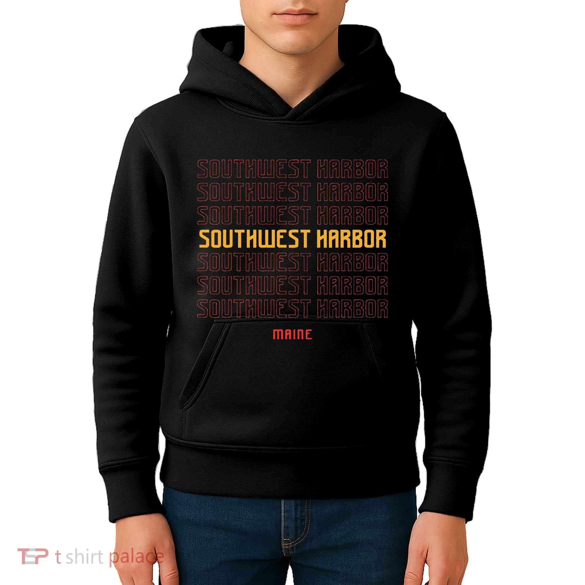 Southwest Harbor Maine Kids Hoodie