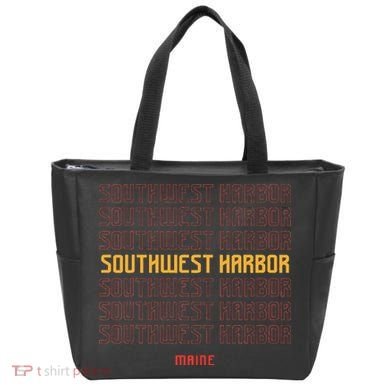 Southwest Harbor Maine Tote Bag