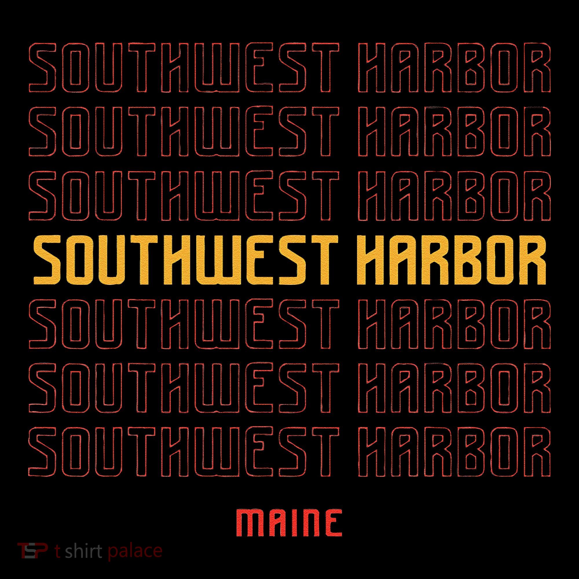 Southwest Harbor Maine Tote Bag