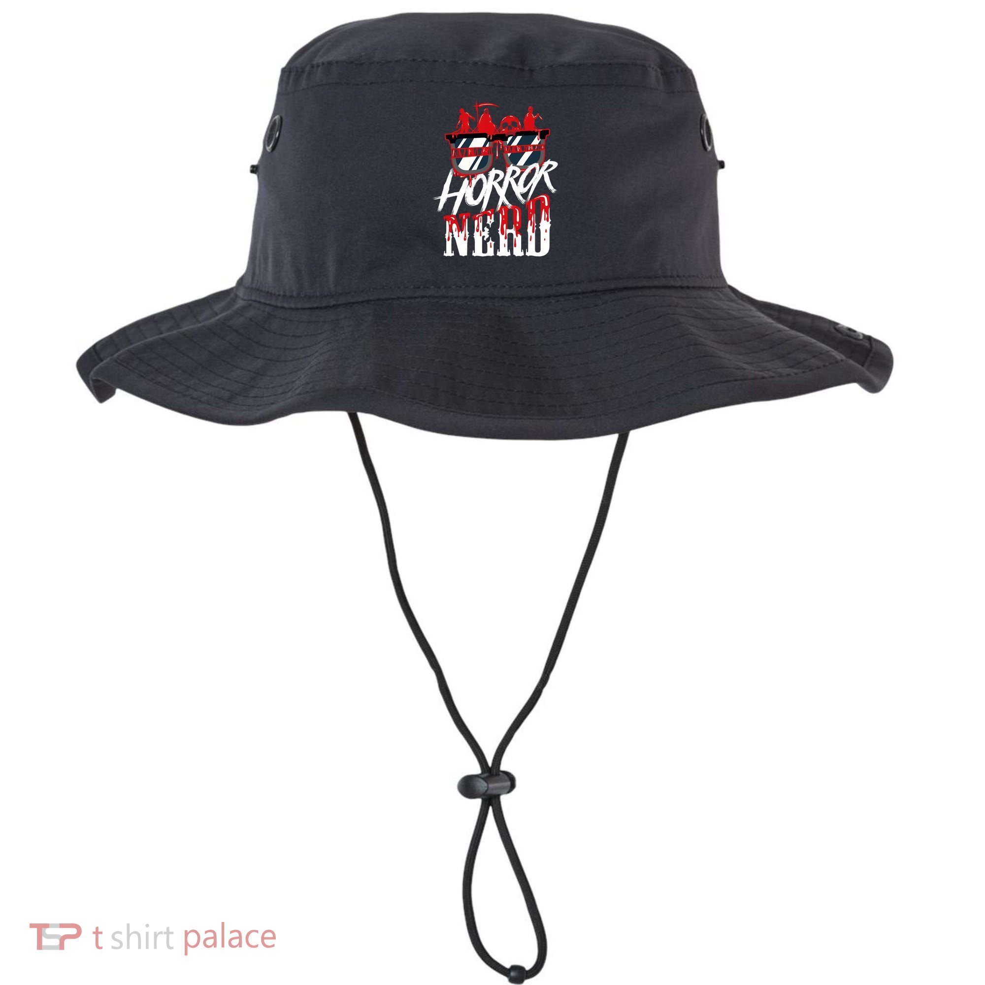 Scary Horror Nerd Bloody Games Glasses Horror Movie Fan Bucket Hat