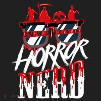 Scary Horror Nerd Bloody Games Glasses Horror Movie Fan Beanie thumb 2