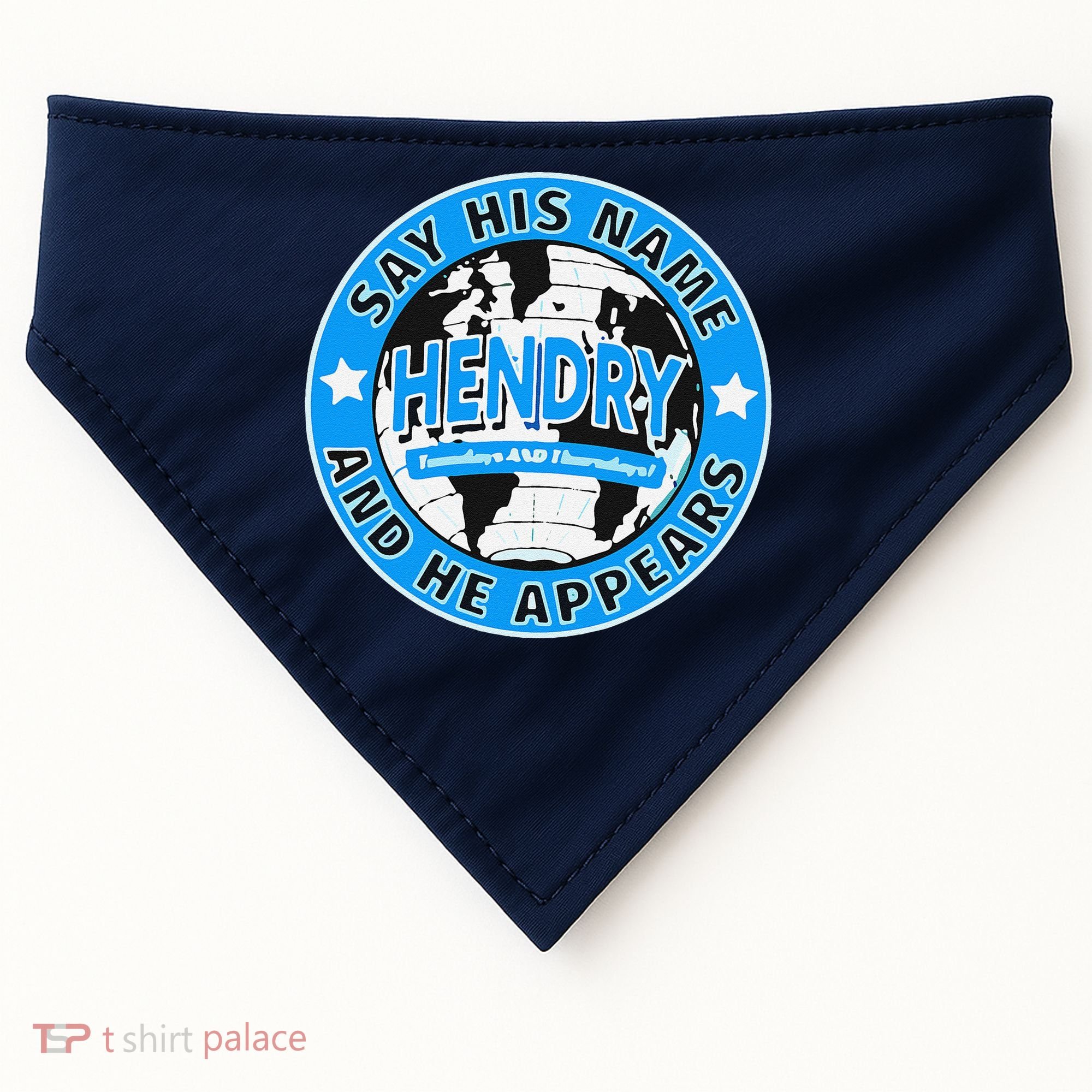 Say His Name And He Appears Joe Hendry USA-Made Doggie Bandana