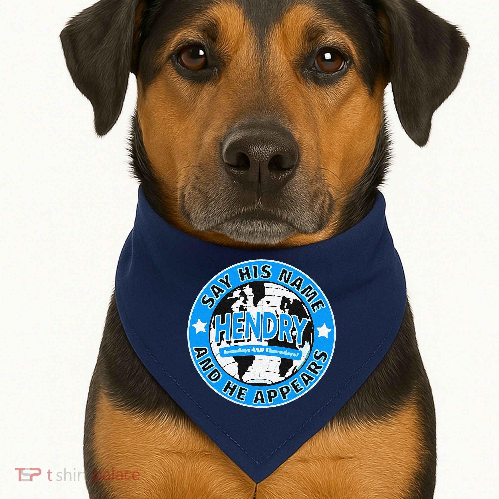 Say His Name And He Appears Joe Hendry USA-Made Doggie Bandana