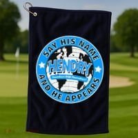 Say His Name And He Appears Joe Hendry Golf Towel thumb 1