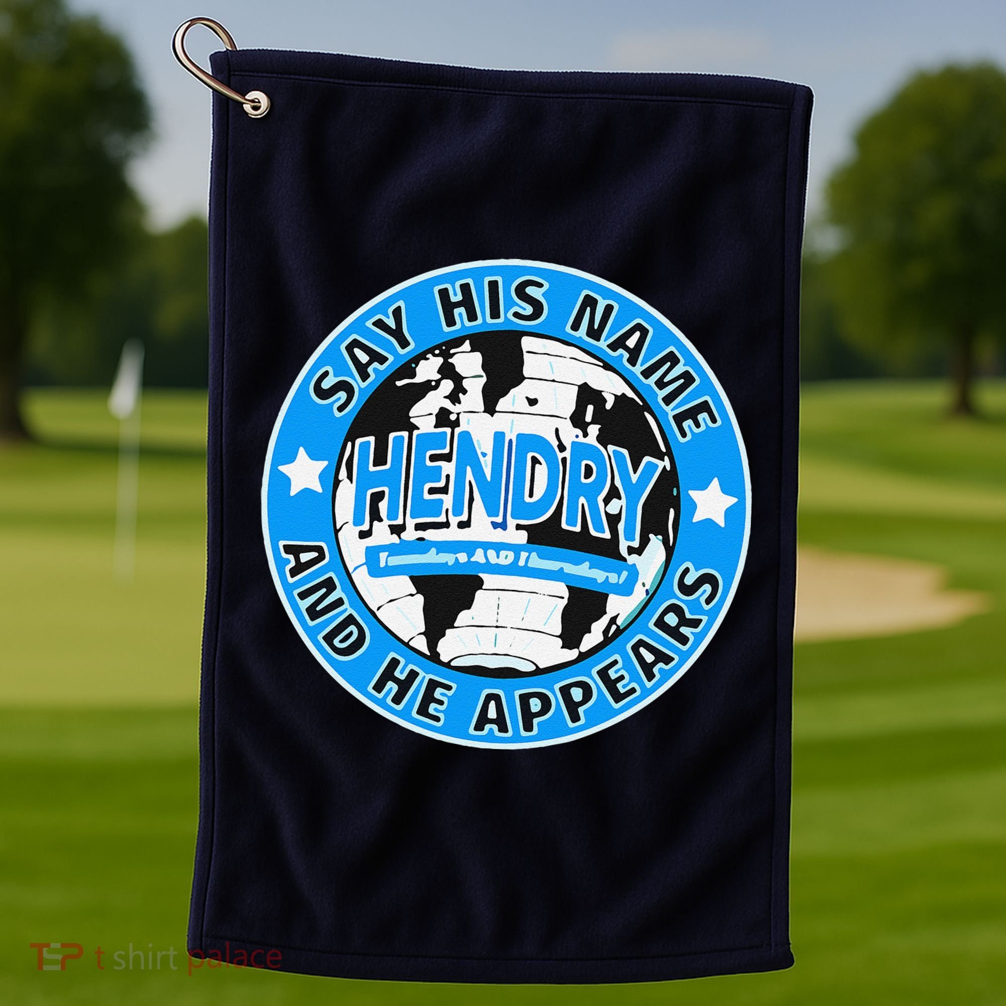 Say His Name And He Appears Joe Hendry Golf Towel