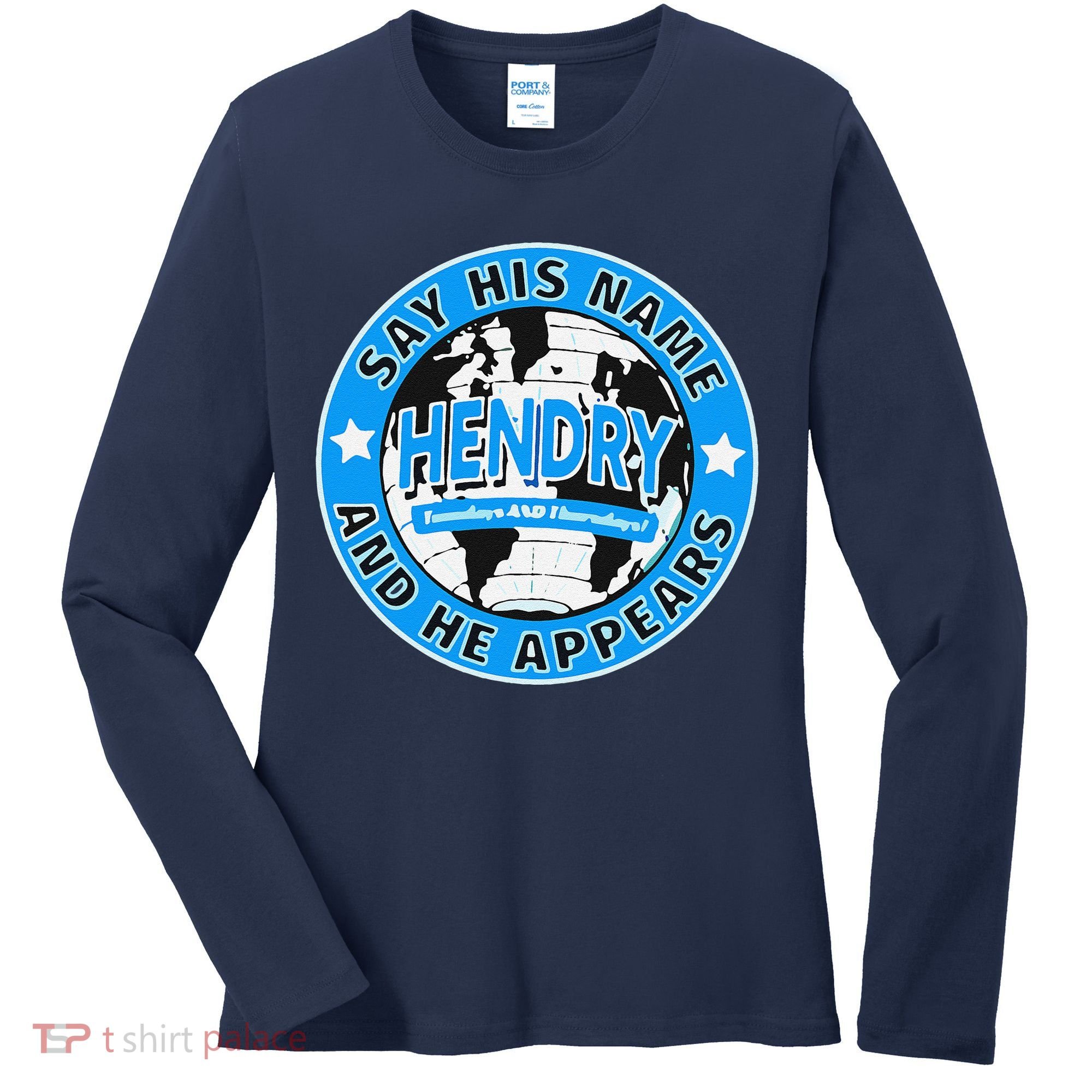 Say His Name And He Appears Joe Hendry Women's Long Sleeve Shirt
