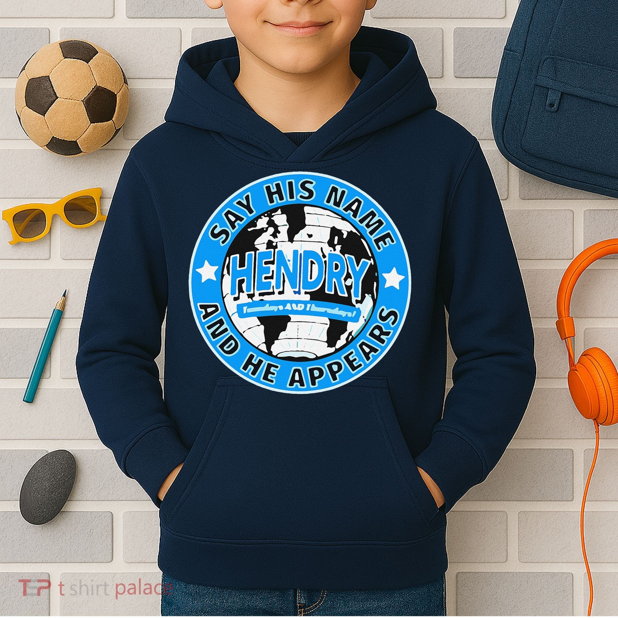 Say His Name And He Appears Joe Hendry Kids Hoodie
