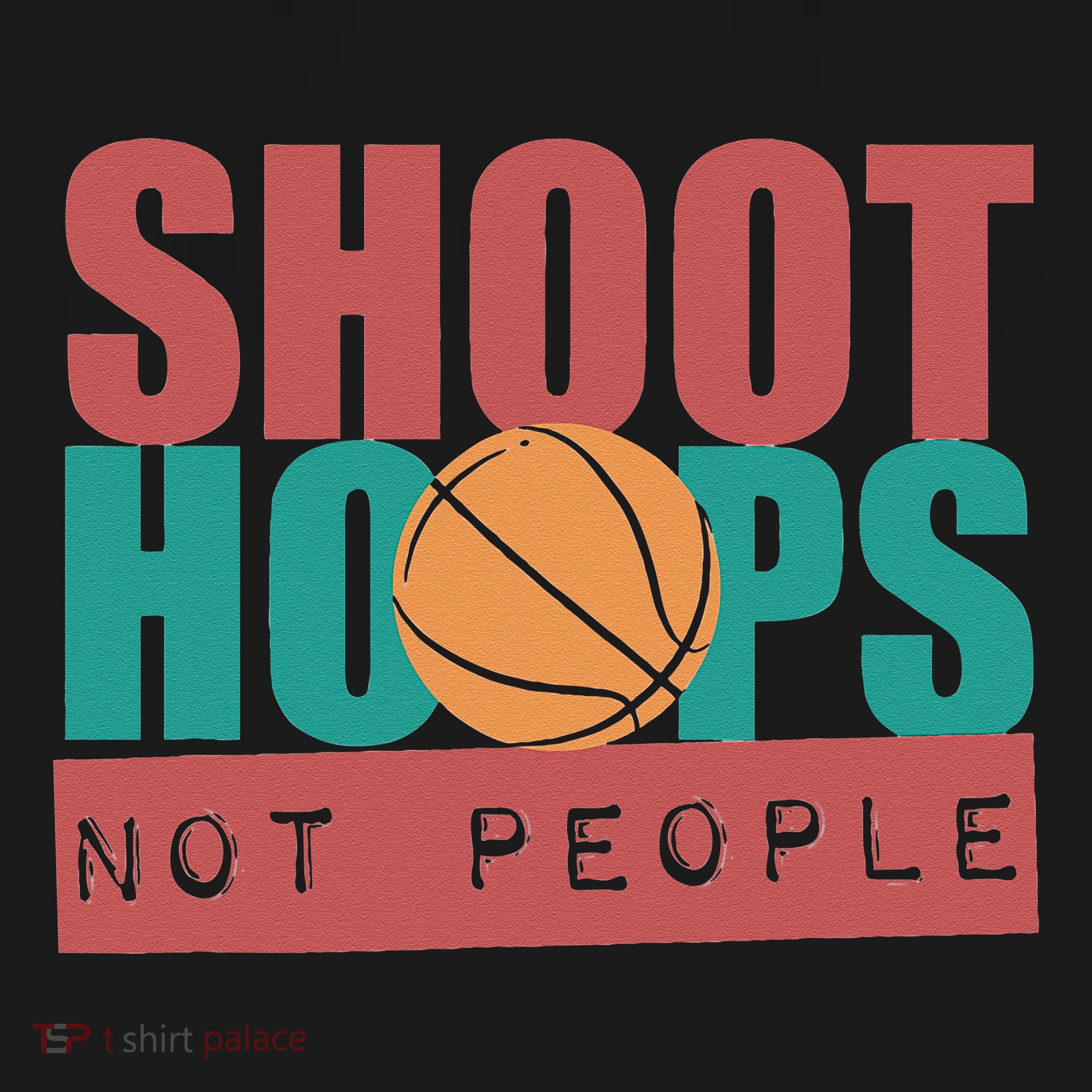 Shoot Hoops Not People Basketballer Basketball Women's Hoodie