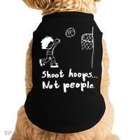 Shoot Hoops Not People Doggie Tank thumb 0