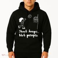Shoot Hoops Not People Hoodie thumb 2