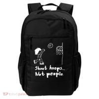 Shoot Hoops Not People Backpack thumb 0