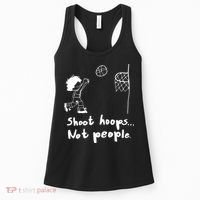 Shoot Hoops Not People Women's Tank Top thumb 0