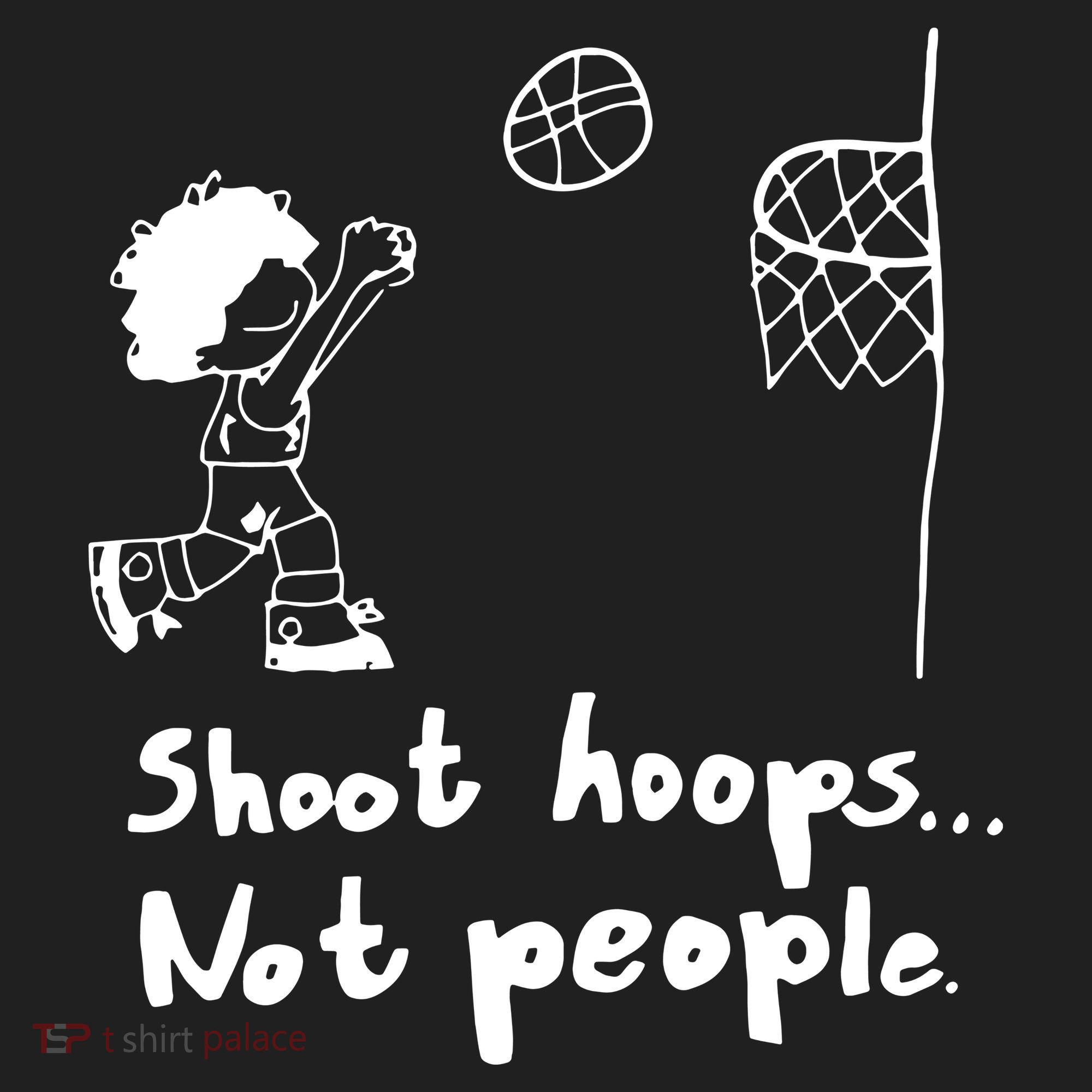 Shoot Hoops Not People Hat