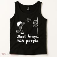Shoot Hoops Not People Tank Top thumb 2