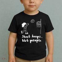 Shoot Hoops Not People Toddler T-Shirt thumb 2