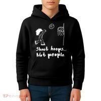Shoot Hoops Not People Kids Hoodie thumb 4