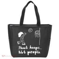 Shoot Hoops Not People Tote Bag thumb 0
