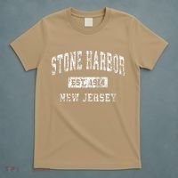 Stone Harbor New Jersey Nj Vintage Established T-Shirt thumb 5