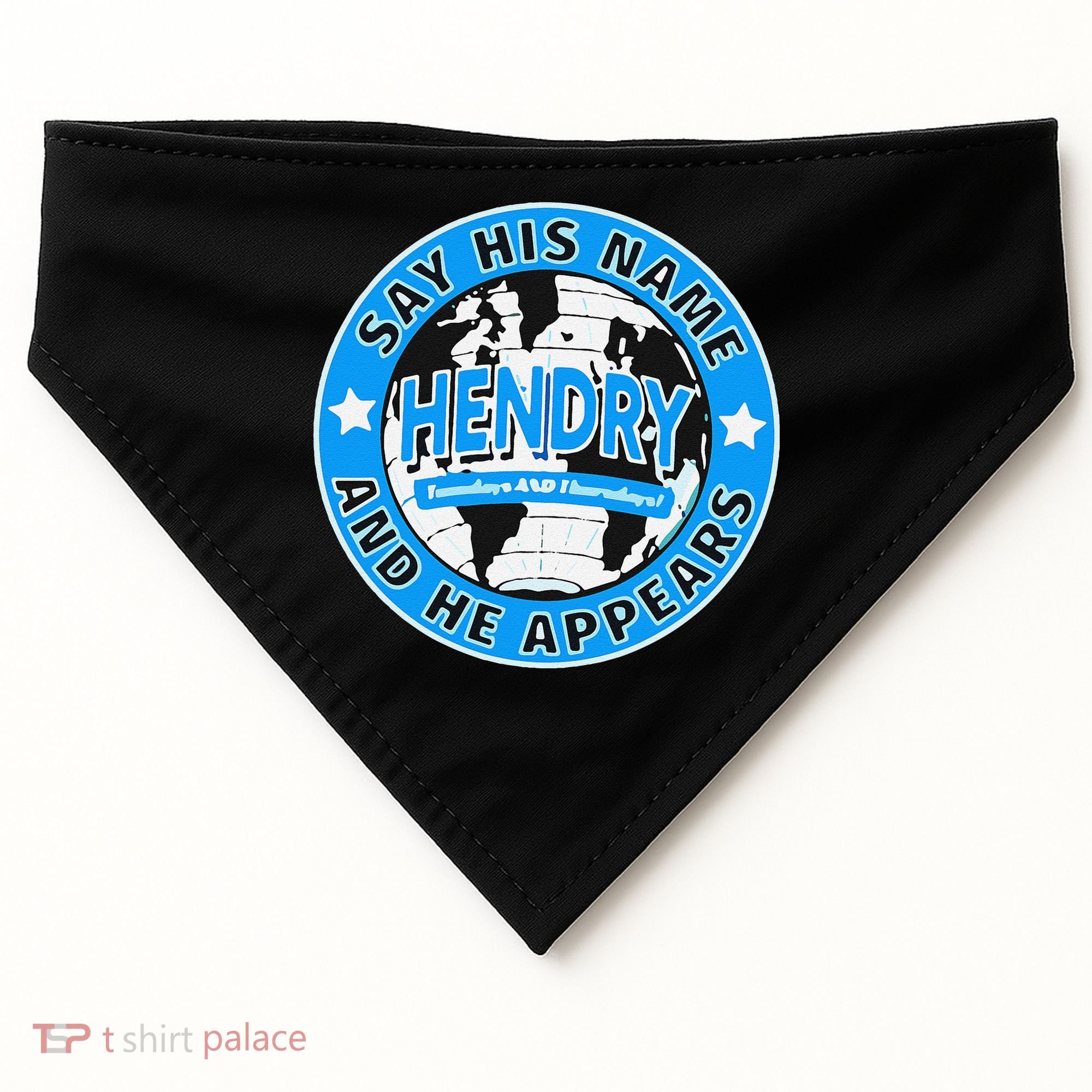 Say His Name And He Appears Joe Hendry USA-Made Doggie Bandana
