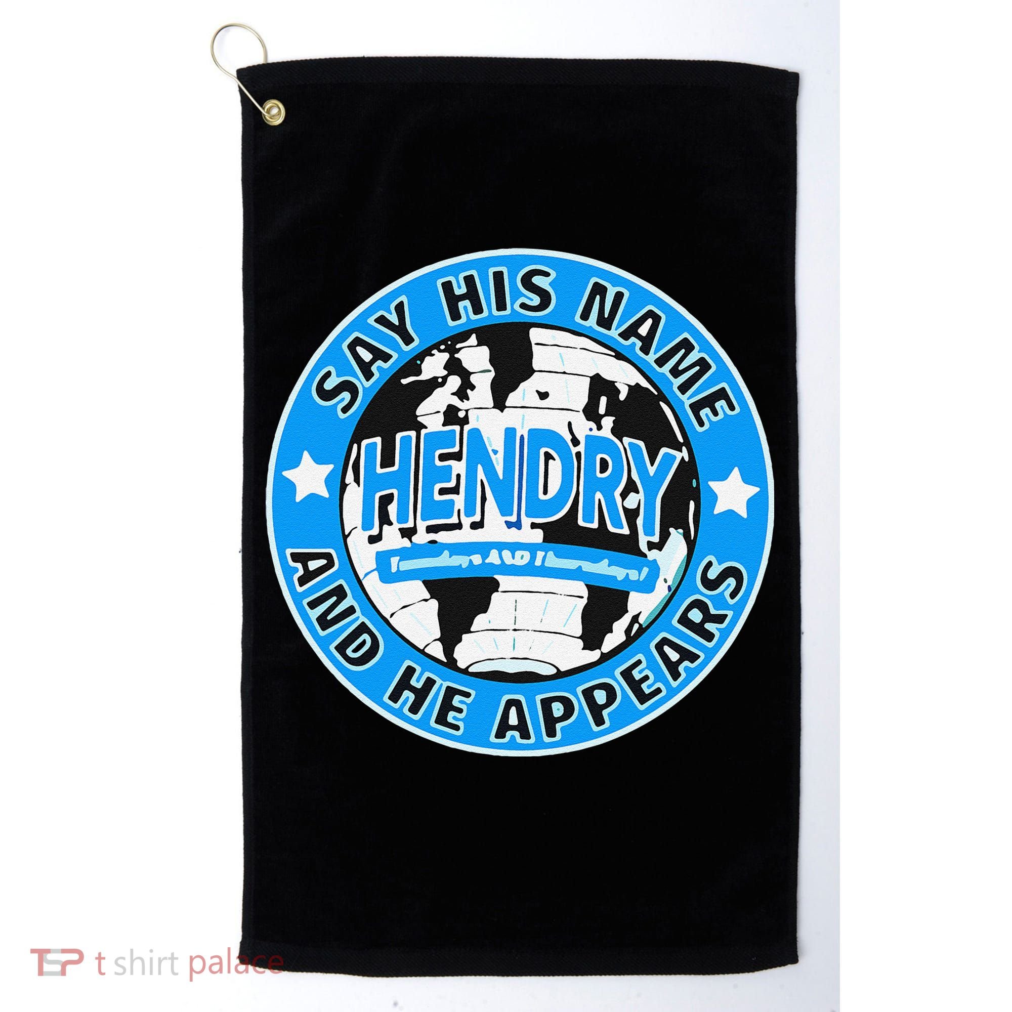 Say His Name And He Appears Joe Hendry Golf Towel